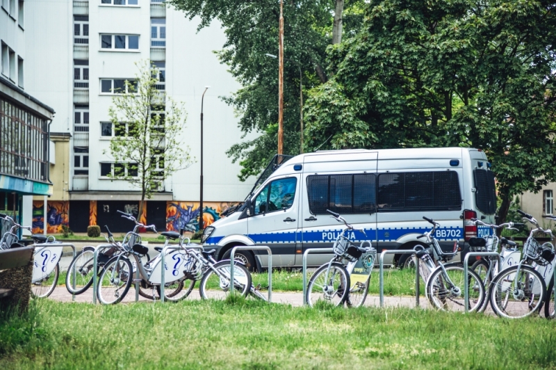 Wrocławska policja prowadzi akcję znakowania rowerów - fot. Patrycja Dzwonkowska