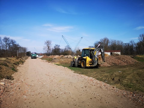 Trwają prace przy budowie Alei Wielki Wyspy [ZDJĘCIA] - 4