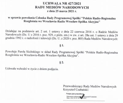 Nowy skład Rady Programowej Radia Wrocław - 5