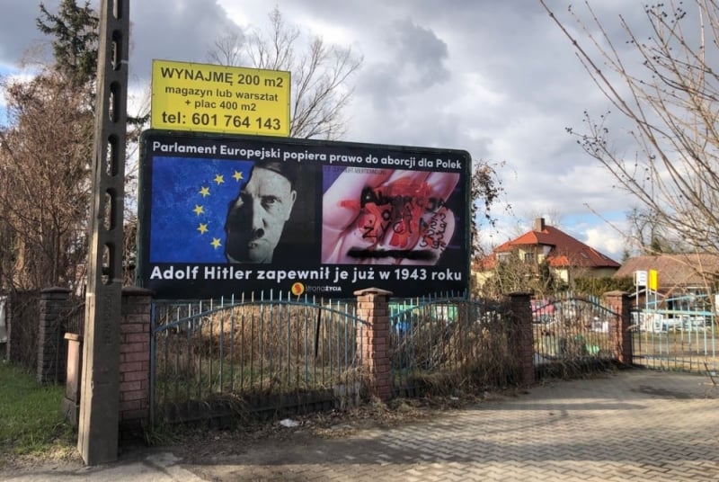 Kontrowersyjne wrocławskie billboardy pod lupą prokuratury? - fot. wiosnabiedronia.pl