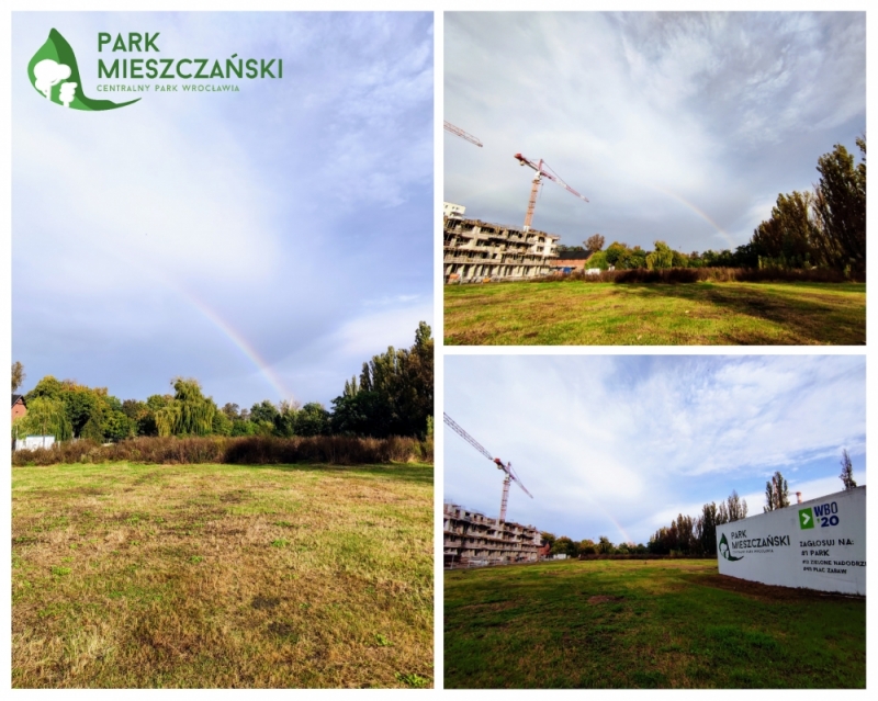 Tu na razie jest ściernisko...ale będzie nowy park. W samym centrum miasta - fot. Facebook Park Mieszczanski