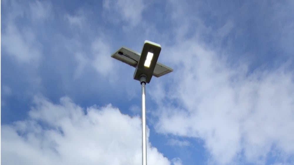 Lampy fotowoltaiczne rozświetlają gminę Siechnice - fot. siechnice.gmina.pl