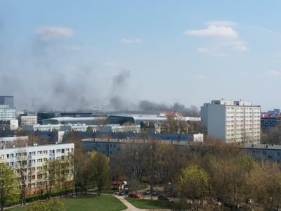 Czarny dym na wschodzie Wrocławia. Sprawcami bezdomni