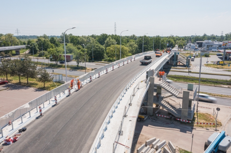 W weekend otwarcie dla ruchu wiaduktu w ul. Kowalskiej we Wrocławiu - fot. Zarząd Dróg i Utrzymania Miasta
