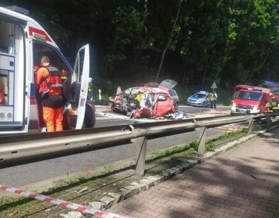 Tragiczny wypadek w Dusznikach-Zdroju. Zginęły 3 osoby