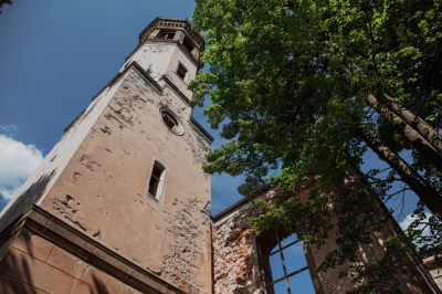 Dawny ewangelicki kości&oacute;ł w Miłkowie [FOTOSPACER]