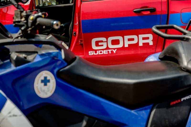 Góra pracy. Po kilkanaście interwencji GOPR-owców w jeden weekend - fot. Sudecka Grupa GOPR