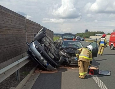 Wypadek na S3. Cztery osoby zostały ranne