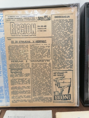 Wystawa poświęcona 41. rocznicy powstania Solidarności - 1