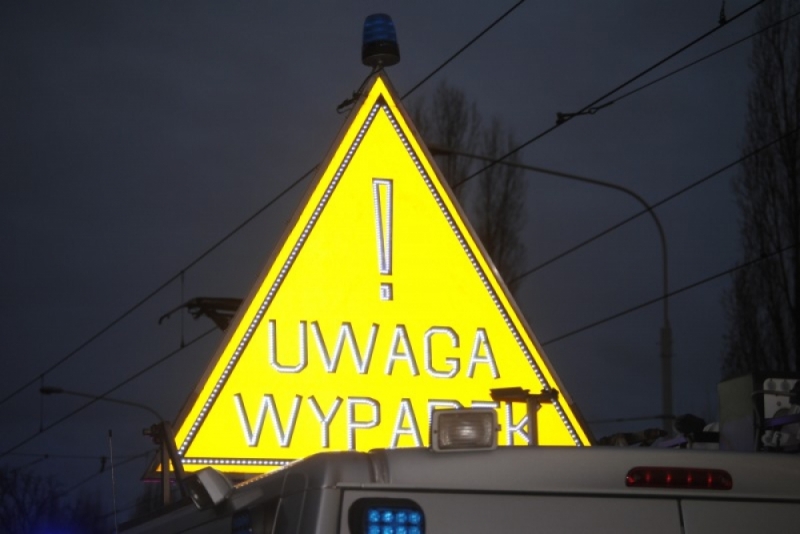 Wypadek na DK12 w Przemkowie. Droga zablokowana - fot. RW