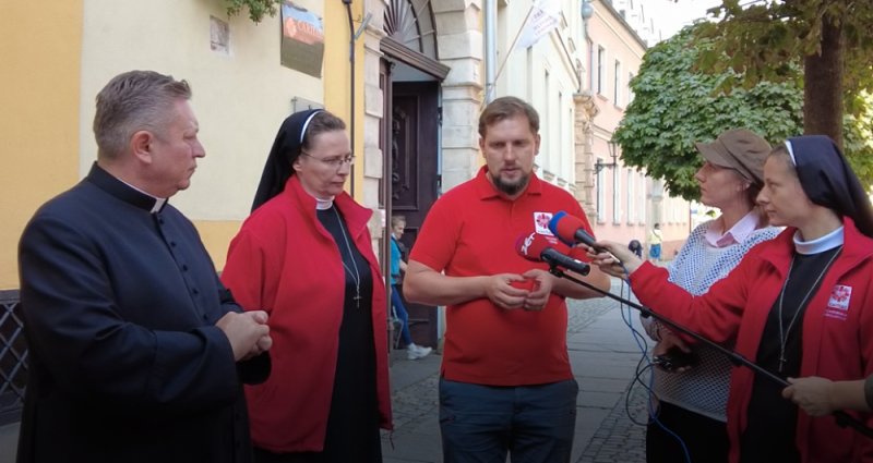 „Plecak to mój dom” - akcja wrocławskiej Caritas - fot. Caritas