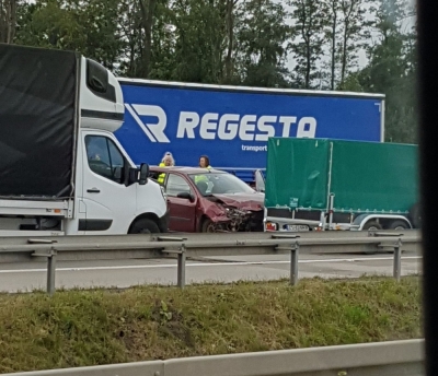 Wypadek na A4 przy węźle Wrocław Południe [AKTUALIZACJA]