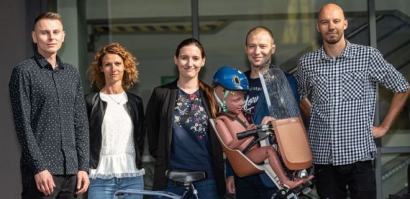 Rewolucyjny kask rowerowy - to najnowszy projekt naukowców z Politechniki - fot. Politechnika Wrocławska