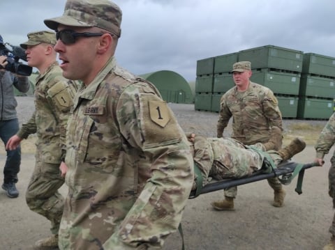 Polskie pogotowie ratuje amerykańskich żołnierzy - to pierwsze takie ćwiczenia - 1
