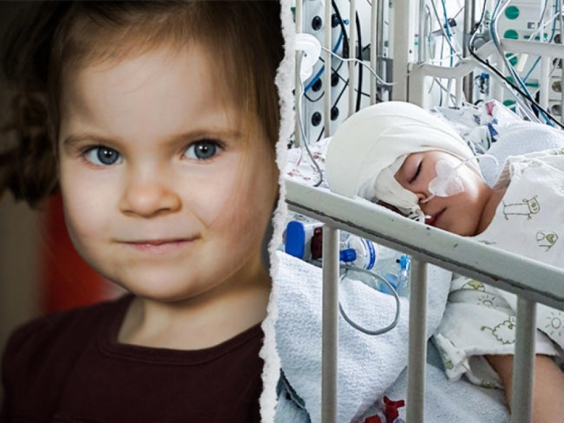Guz, a przy nim torbiel - 4-letnia Lenka walczy o życie - fot.https://www.siepomaga.pl/