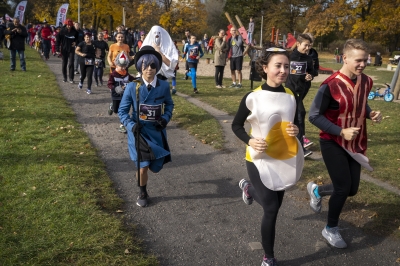 Bieg Halloween Radia Wrocław. Sportowa rywalizacja z przymrużeniem oka [ZDJĘCIA] - 4