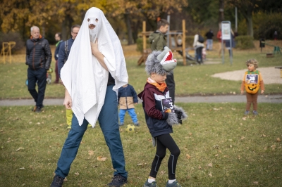 Bieg Halloween Radia Wrocław. Sportowa rywalizacja z przymrużeniem oka [ZDJĘCIA] - 12