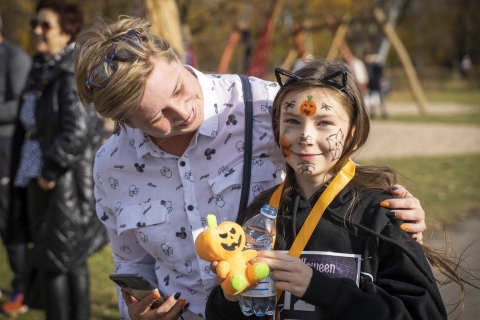 Bieg Halloween Radia Wrocław. Sportowa rywalizacja z przymrużeniem oka [ZDJĘCIA] - 76