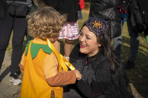 Bieg Halloween Radia Wrocław. Sportowa rywalizacja z przymrużeniem oka [ZDJĘCIA] - 78