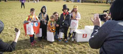 Bieg Halloween Radia Wrocław. Sportowa rywalizacja z przymrużeniem oka [ZDJĘCIA] - 100