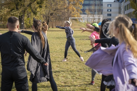Bieg Halloween Radia Wrocław. Sportowa rywalizacja z przymrużeniem oka [ZDJĘCIA] - 107