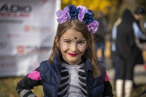 Bieg Halloween Radia Wrocław. Sportowa rywalizacja z przymrużeniem oka [ZDJĘCIA] - 14