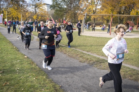Bieg Halloween Radia Wrocław. Sportowa rywalizacja z przymrużeniem oka [ZDJĘCIA] - 39