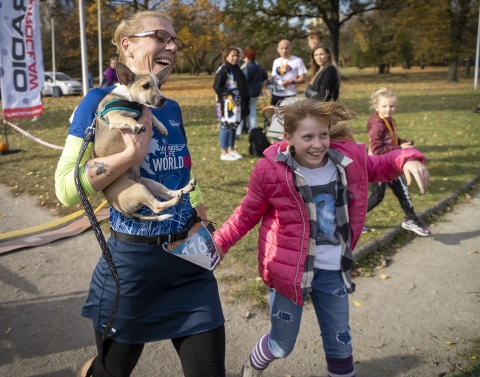 Bieg Halloween Radia Wrocław. Sportowa rywalizacja z przymrużeniem oka [ZDJĘCIA] - 54