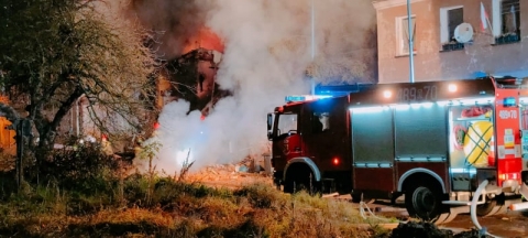 Zakończono akcję ratunkową po zawaleniu kamienicy w Ścinawie [ZDJĘCIA] - 8