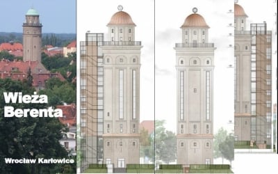 Wrocław: Wieża ciśnień na sprzedaż
