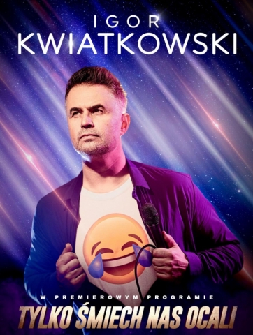 Igor Kwiatkowski w  programie "Tylko Śmiech Nas Ocali"