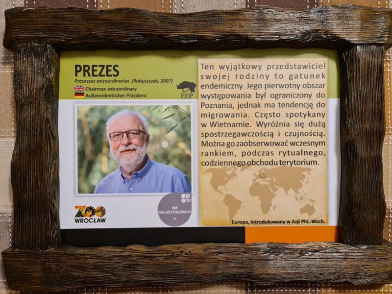 Radosław Ratajszczak pożegnał się z wrocławskim zoo - Fot: Radosław Ratajszczak