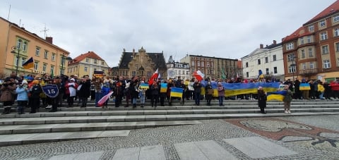 Wałbrzych solidarny z Ukrainą - 1