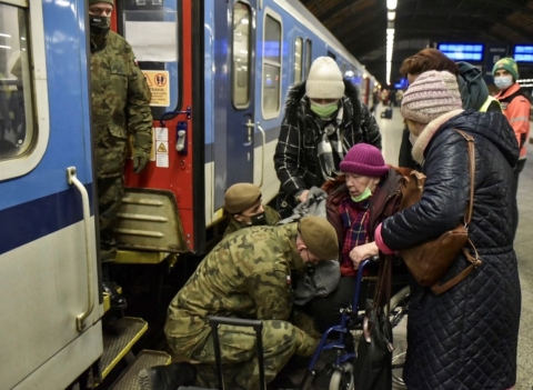 Żołnierze 16. DBOT wspierają uchodźców z Ukrainy - 2