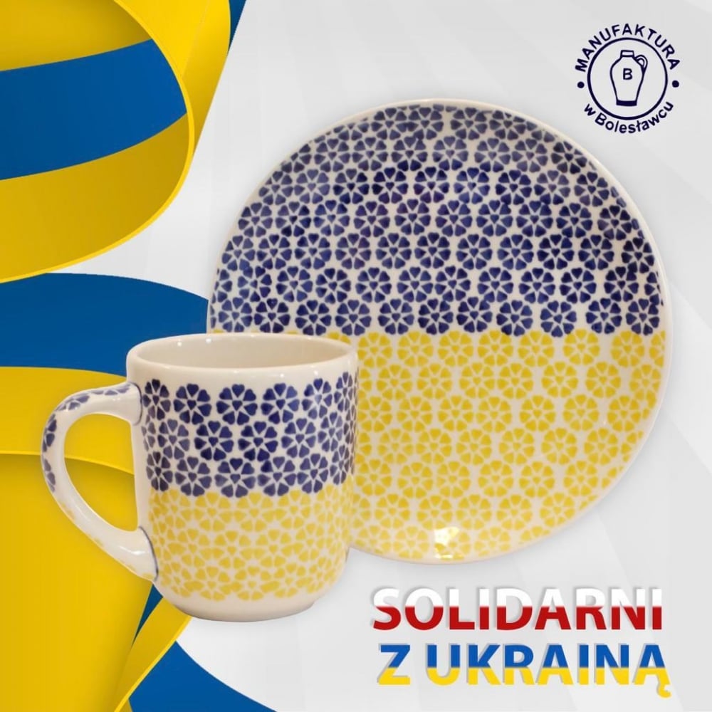 Specjalna ceramika na pomoc dla Ukrainy i Ukraińców powstaje w Bolesławcu - fot. materiały prasowe