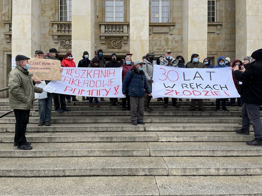 Wrocław: Kolejny protest mieszkańców Ślicznej i Mochnackiego - fot. archiwum RW (zdjęcie ilustracyjne)