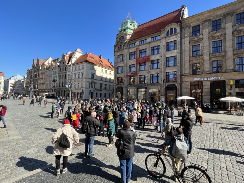 Wrocławianie niezmiennie solidarni z Ukrainą - 0