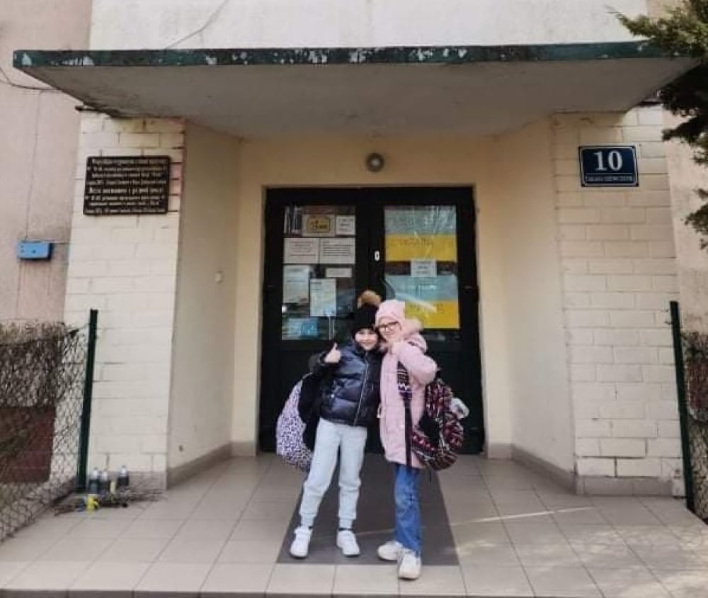 Ta historia to gotowy scenariusz filmowy. Dwie przyjaciółki z ukraińskiej szkoły odnalazły się w... Legnicy - fot. Andrzej Andrzejwski 
