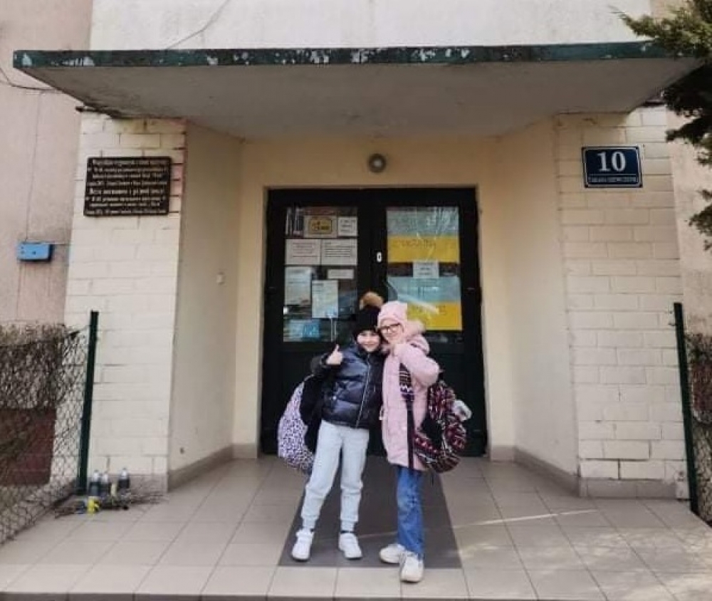 Ta historia to gotowy scenariusz filmowy. Dwie przyjaciółki z ukraińskiej szkoły odnalazły się w... Legnicy - fot. Andrzej Andrzejwski