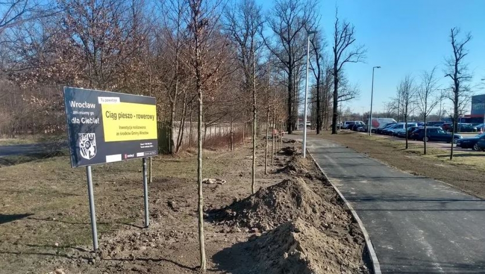 Powstały dwie nowe ścieżki rowerowe we Wrocławiu - fot. mat. prasowe