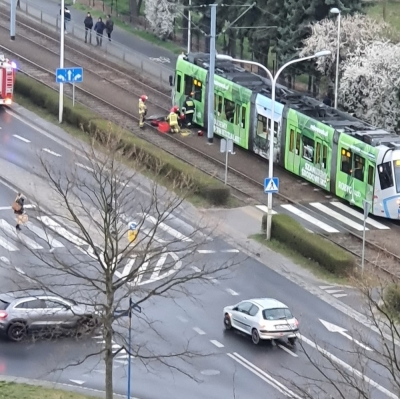 Wrocław: Tramwaj śmiertelnie potrącił rowerzystę