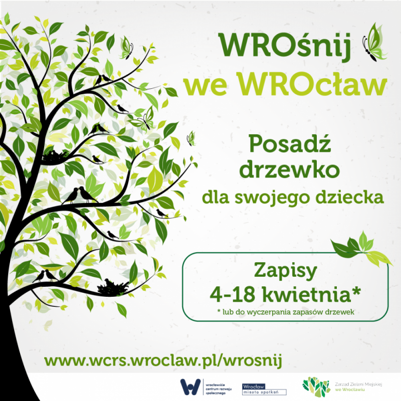 Ruszyła kolejna edycja WROśnij we WROcław - fot. mat. prasowe