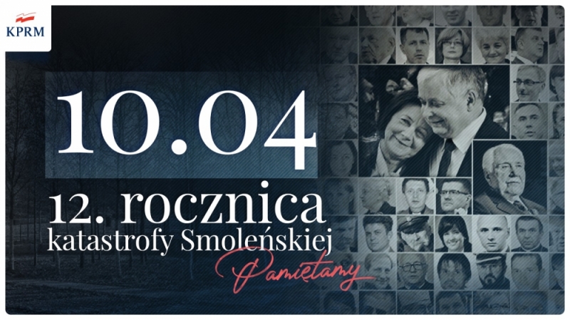 W całym kraju obchody 12. rocznicy katastrofy smoleńskiej - fot. KPRM