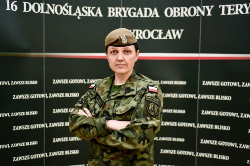 Pierwsza kobieta na stanowisku dowódcy batalionu w Wojskach Obrony Terytorialnej - fot. mat. prasowe