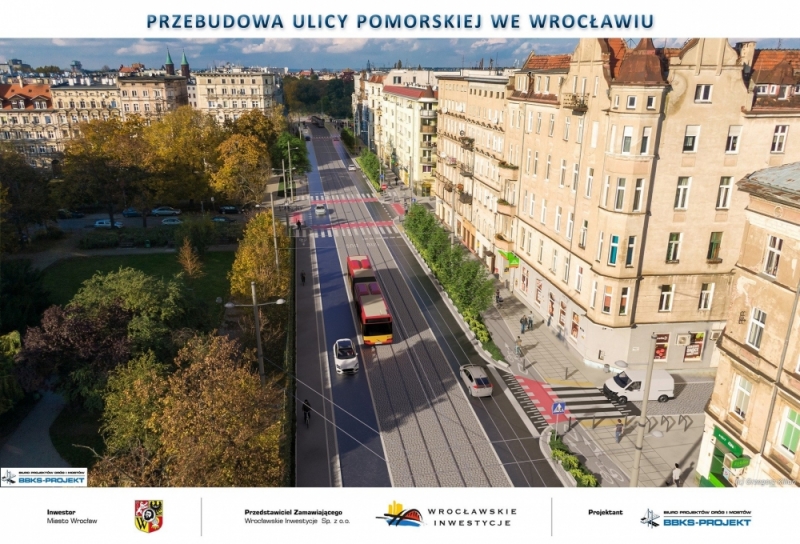 Jest wykonawca przebudowy ulicy Pomorskiej i fragmentu placu Staszica - fot. mat. prasowe
