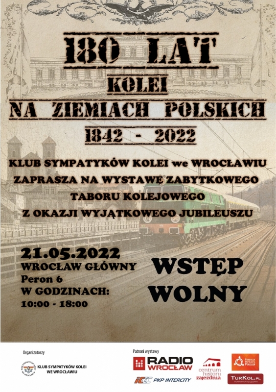180 lat kolei na ziemiach polskich - fot. mat. prasowe
