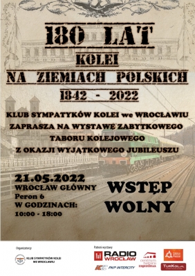 180 lat kolei na ziemiach polskich. Wystawa na peronie - 0