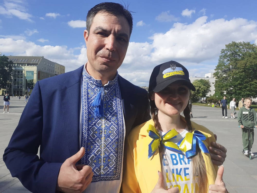 Wrocław ponownie "Solidarny z Ukrainą" - fot. E. Osowicz
