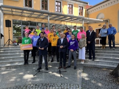 Rafał Trzaskowski w Obornikach Śląskich zapraszał na Campus Polska Przyszłości