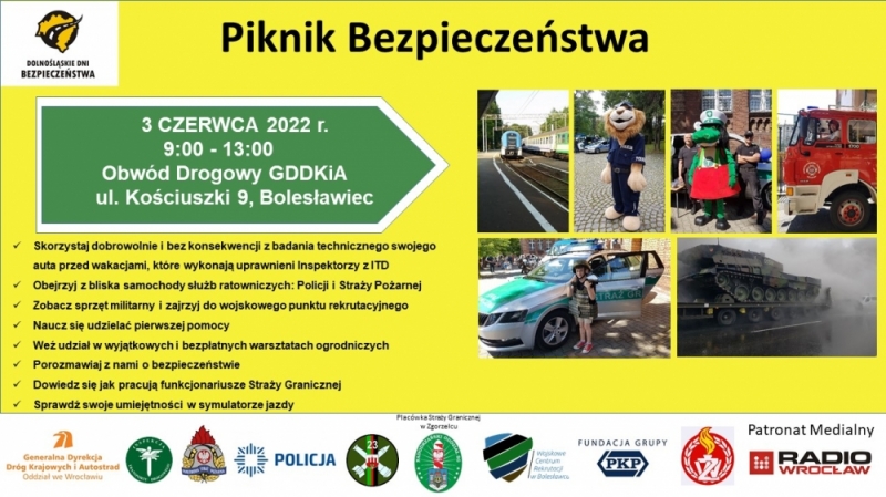 Piknik Bezpieczeństwa w Bolesławcu - .